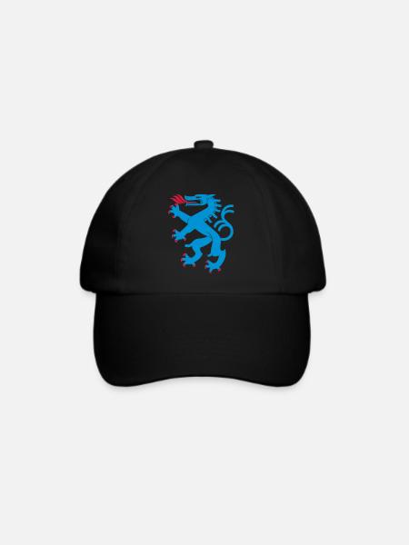 ingolstadt panther klein - Baseballkappe - Schwarz/Schwarz