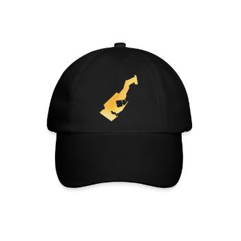Monaco - Baseballkappe - Schwarz/Schwarz - Vorne