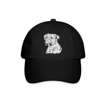 Boxer - Baseballkappe - Schwarz/Schwarz - Vorne