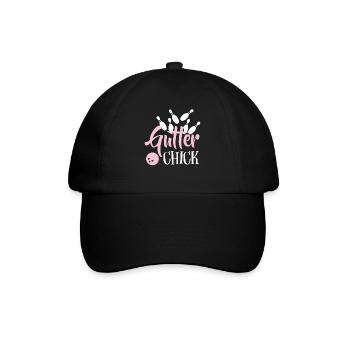 Bowling - Baseballkappe - Schwarz/Schwarz - Vorne