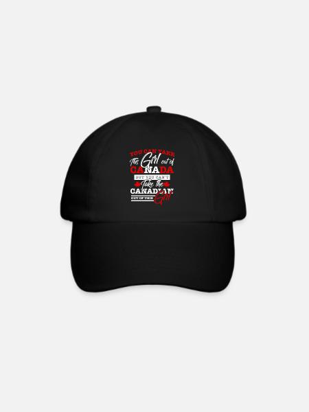 Kanada - Baseballkappe - Schwarz/Schwarz