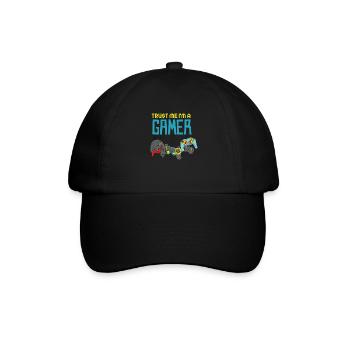 Trust Me I'm A Gamer - Baseballkappe - Schwarz/Schwarz - Vorne