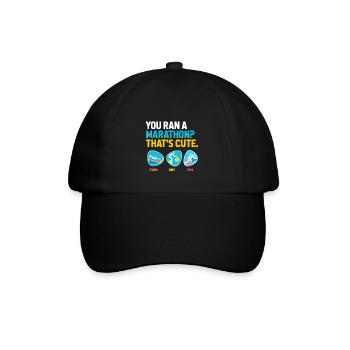 Triathlon - Baseballkappe - Schwarz/Schwarz - Vorne