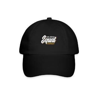 Kraftsport - Baseballkappe - Schwarz/Schwarz - Vorne