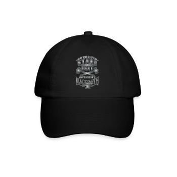 Schmiedekunst, wenn Sie die Hitze nicht aushalten können, nicht - Baseballkappe - Schwarz/Schwarz - Vorne