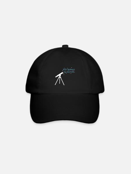 Astronomie - Baseballkappe - Schwarz/Schwarz