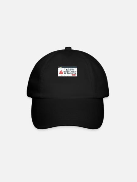 Informatiker Computer - Baseballkappe - Schwarz/Schwarz