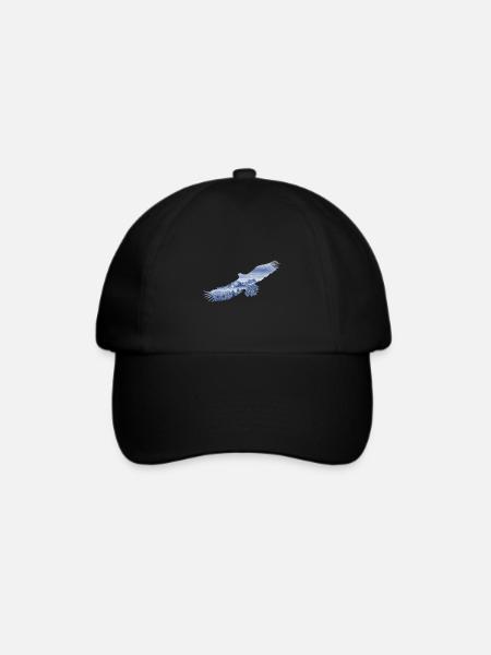 Soar like an Eagle - Baseballkappe - Schwarz/Schwarz