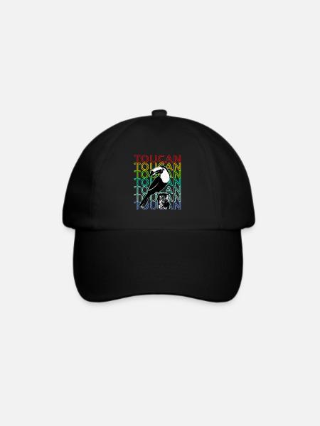 Tukan - Baseballkappe - Schwarz/Schwarz