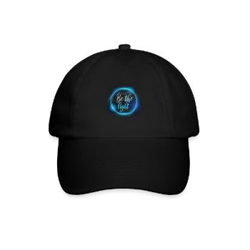 Licht Dunkel Gott Christlich Geschenk - Baseballkappe - Schwarz/Schwarz - Vorne