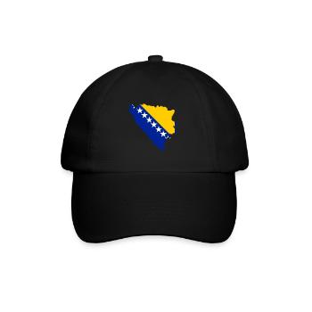 Bosnien Herzegowina - Bosnia Herzegovina - Baseballkappe - Schwarz/Schwarz - Vorne