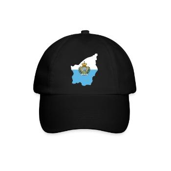 San Marino - Baseballkappe - Schwarz/Schwarz - Vorne