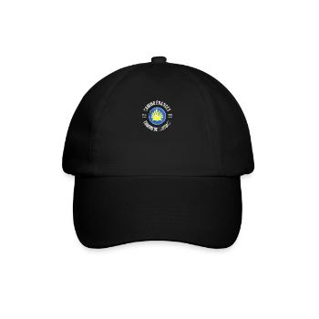 Camino Frances Pilgermuschel - Baseballkappe - Schwarz/Schwarz - Vorne