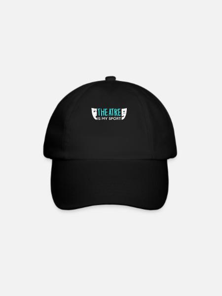 Theater - Baseballkappe - Schwarz/Schwarz