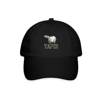 Tapir - Baseballkappe - Schwarz/Schwarz - Vorne