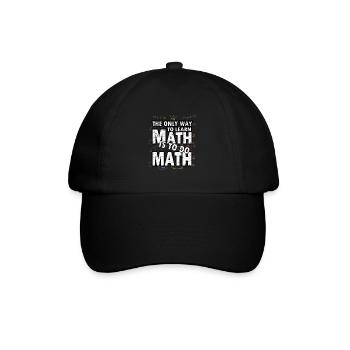 Mathematik Mathe Mathematiker Experiment geschenk - Baseballkappe - Schwarz/Schwarz - Vorne