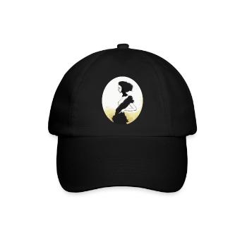 Tänzerin - Baseballkappe - Schwarz/Schwarz - Vorne