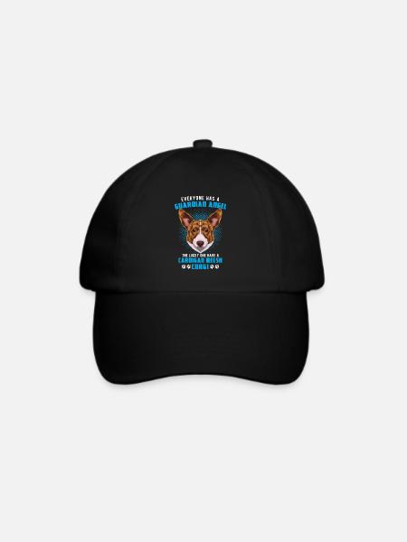 Welsh Corgi Cardigan - Baseballkappe - Schwarz/Schwarz
