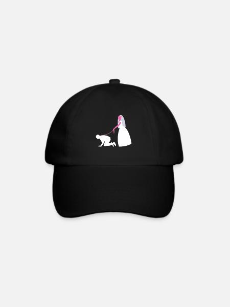 Junggesellinnenabschied - Baseballkappe - Schwarz/Schwarz