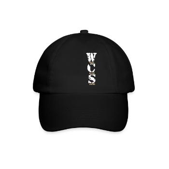 West Coast Swing Dance Geschenk T-Shirt - Baseballkappe - Schwarz/Schwarz - Vorne