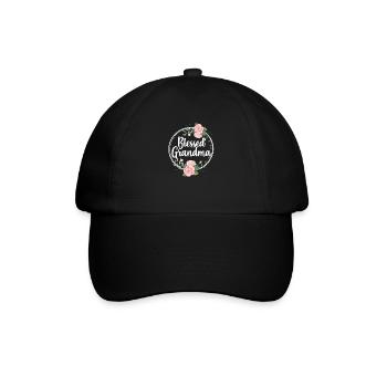 Großmutter - Baseballkappe - Schwarz/Schwarz - Vorne