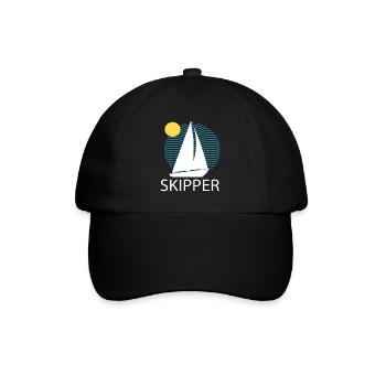 Boot - Baseballkappe - Schwarz/Schwarz - Vorne