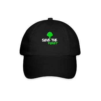Naturschützer - Baseballkappe - Schwarz/Schwarz - Vorne