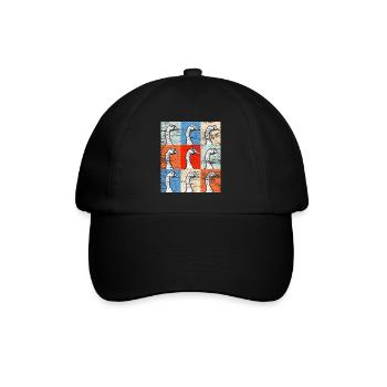 Gans - Baseballkappe - Schwarz/Schwarz - Vorne