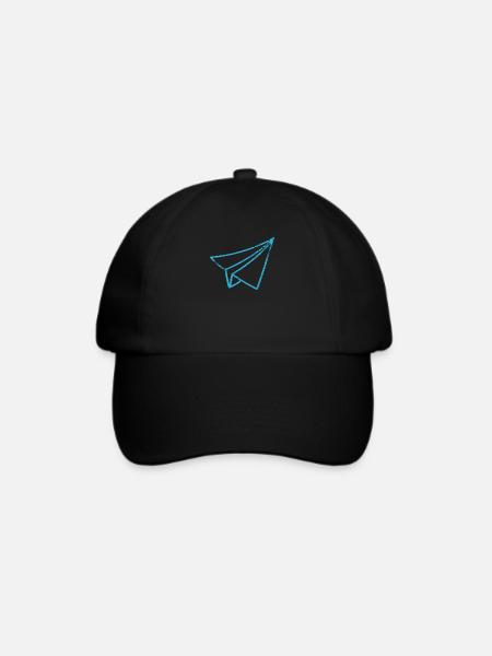 Flieger - Baseballkappe - Schwarz/Schwarz