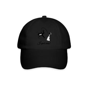 I Got One Bride Bachelorette Hen Party - Baseballkappe - Schwarz/Schwarz - Vorne
