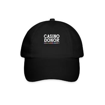 Casino-Spender-Spielmarken - Baseballkappe - Schwarz/Schwarz - Vorne