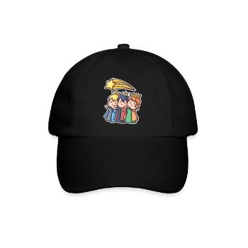 Heilige drei Könige Morgenland Weihnacht Geschenk - Baseballkappe - Schwarz/Schwarz - Vorne