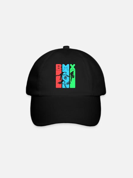 BMX - Baseballkappe - Schwarz/Schwarz