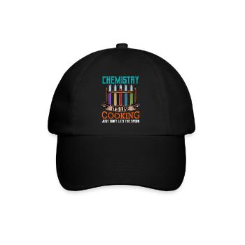Chemiker - Baseballkappe - Schwarz/Schwarz - Vorne