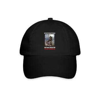 Christentum Geschenk - Baseballkappe - Schwarz/Schwarz - Vorne