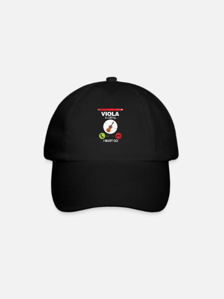 Viola - Baseballkappe - Schwarz/Schwarz
