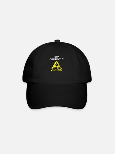 I am Currently Under Construction - Baseballkappe - Schwarz/Schwarz