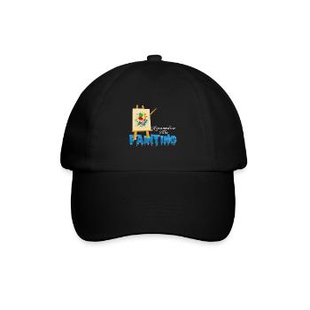 Künstler - Baseballkappe - Schwarz/Schwarz - Vorne