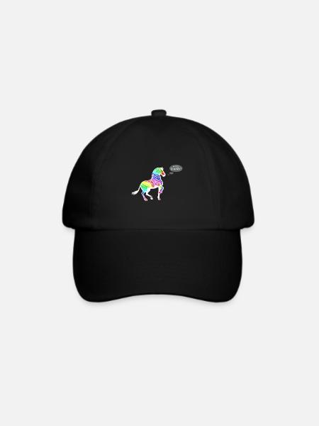 Gay Pride Geschenk - Baseballkappe - Schwarz/Schwarz