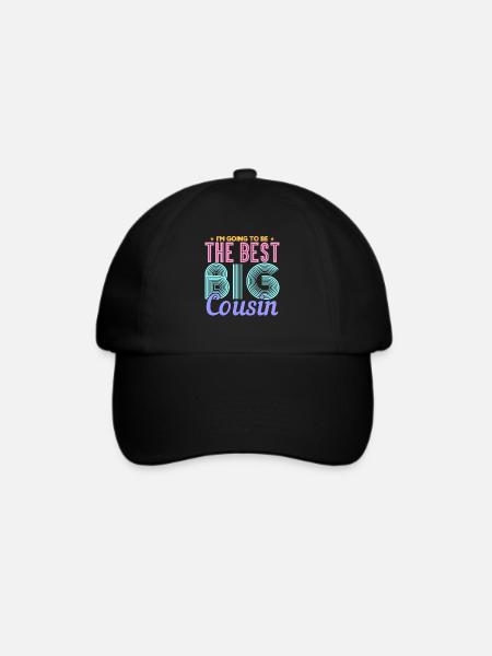 Bester Cousin - Baseballkappe - Schwarz/Schwarz