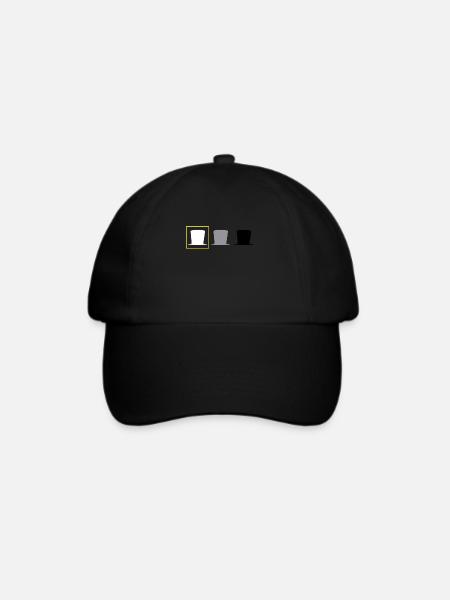 Hacker Cyber Security Pentester White Hat Hacker - Baseballkappe - Schwarz/Schwarz