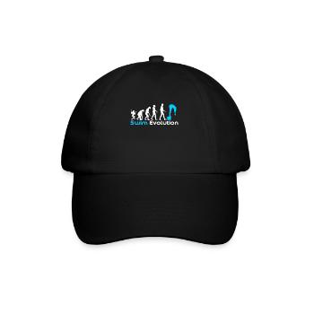 Schwimmen Evolution - Baseballkappe - Schwarz/Schwarz - Vorne