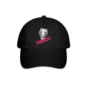 Gruss vom Krampus - Baseballkappe - Schwarz/Schwarz - Vorne