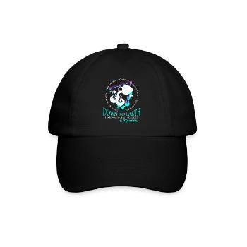 Wassermann Sternzeichen - Baseballkappe - Schwarz/Schwarz - Vorne