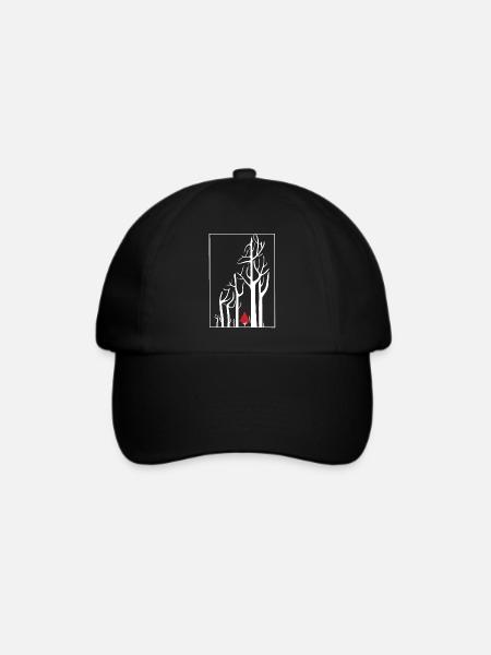 Rotkäppchen - Baseballkappe - Schwarz/Schwarz
