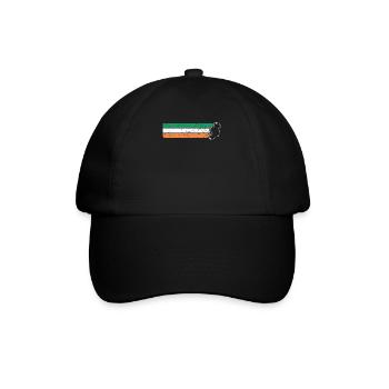Irland - Baseballkappe - Schwarz/Schwarz - Vorne