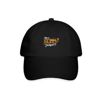 Jackpot für das Jahr 2020 - Baseballkappe - Schwarz/Schwarz - Vorne