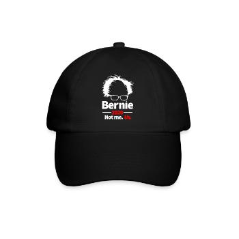 Bernie Sanders 2020 Nicht ich. Uns politische USA - Baseballkappe - Schwarz/Schwarz - Vorne
