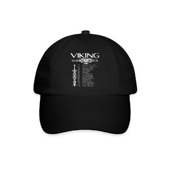 Viking - World Tour - Baseballkappe - Schwarz/Schwarz - Vorne