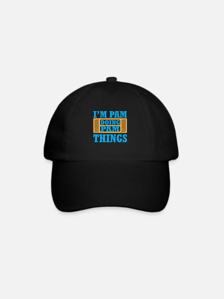 I'm pam doing pam things - Climate Strike - Baseballkappe - Schwarz/Schwarz